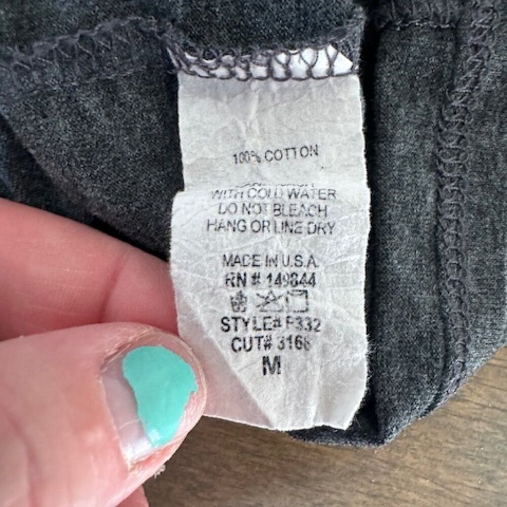 Zutter "Be Kind" Charcoal Tank Top 8509 - Picture 6 of 6